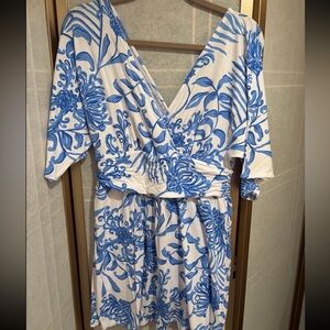 Lilly Pulitzer Parigi Romper in Glisten in the Sun